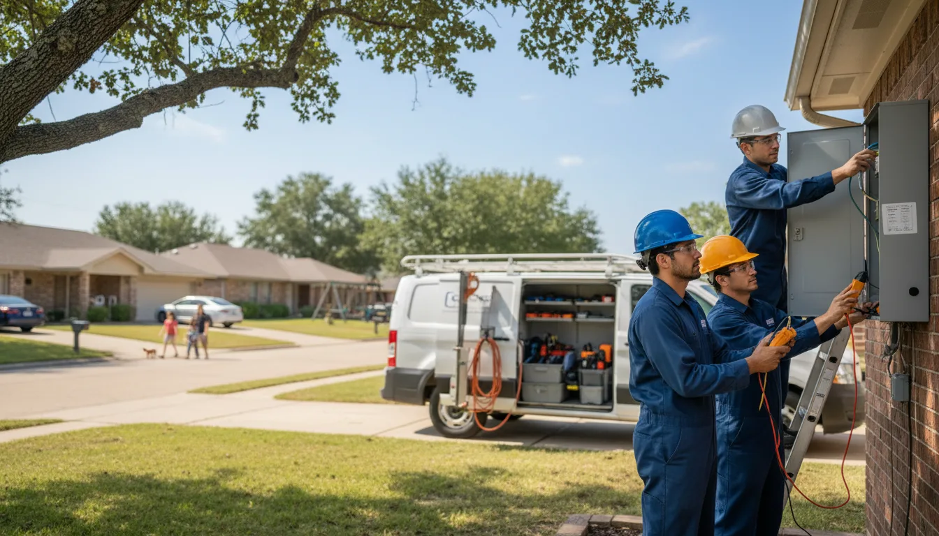 Certified electrician providing emergency electrical services in Lisco, NE